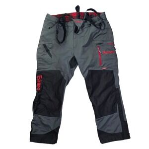 Eskimo Flag Chaser Insulated Ice Fishing Bibs Pants Gray Snow Size 2XL XXL